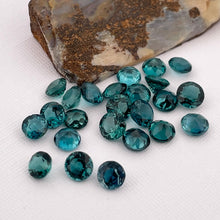  This parcel of 24 pieces of natural unheated tourmaline ranges from mid to darker teal blue. They are all eye clean. Responsibly sourced Tourmaline.