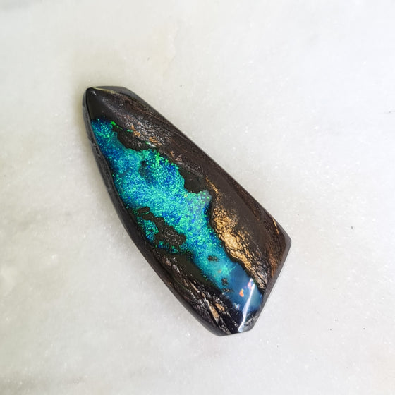 75.95ct Boulder Opal Free-Form Cabochon Cut