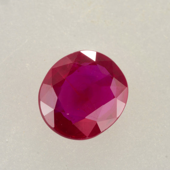  1.11ct Oval Cut Ruby, , natural unheated ruby, ruby birthstone for July, Mozambique ruby