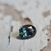 1.27ct Dark Teal Unheated Oval Madagascar Sapphire