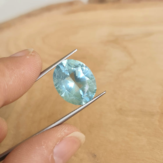 10.80ct Aquamarine Oval Cut