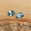 2.50ct TW Aquamarine Cushion Cut Pair