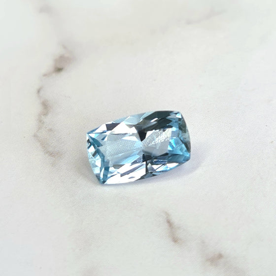 1.59ct Aquamarine Cushion Cut