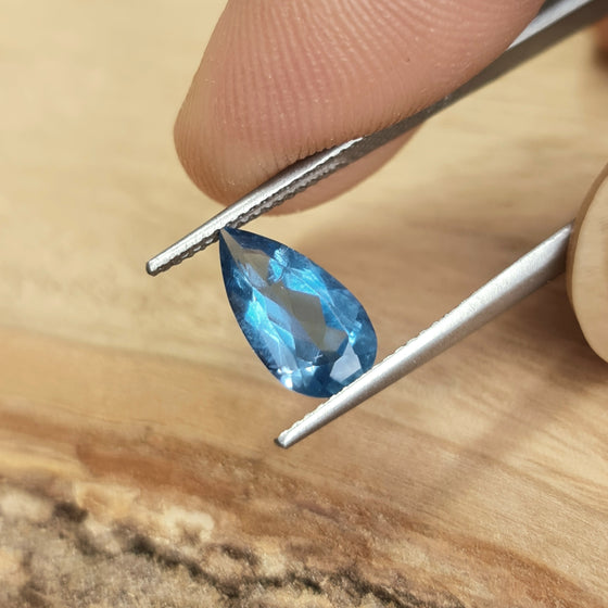 1.44ct Santa Maria Aquamarine Pear Cut