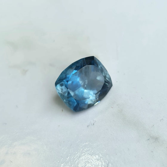 2.86ct Santa Maria Aquamarine Cushion Cut