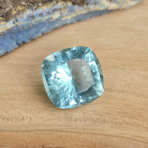 15.21ct Aquamarine Cushion Cut