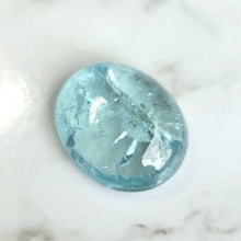  34.47ct Aquamarine Oval Cabochon Cut