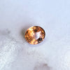 1.00ct Peach Orange Unheated Oval Sapphire