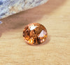 1.00ct Peach Orange Unheated Oval Sapphire