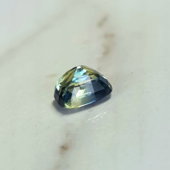 1.53ct Cushion Parti Sapphire