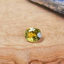  1.24ct Yellow Oval Cut Australian Sapphire