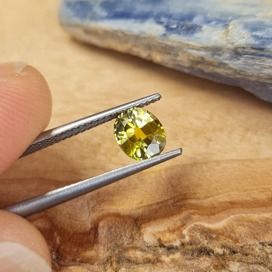 1.24ct Yellow Oval Cut Australian Sapphire
