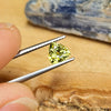 1.00ct Yellow Trilliant Cut Australian Sapphire