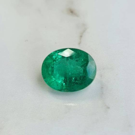 2.52ct Oval Cut Zambian Emerald