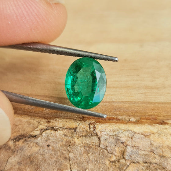 2.52ct Oval Cut Zambian Emerald