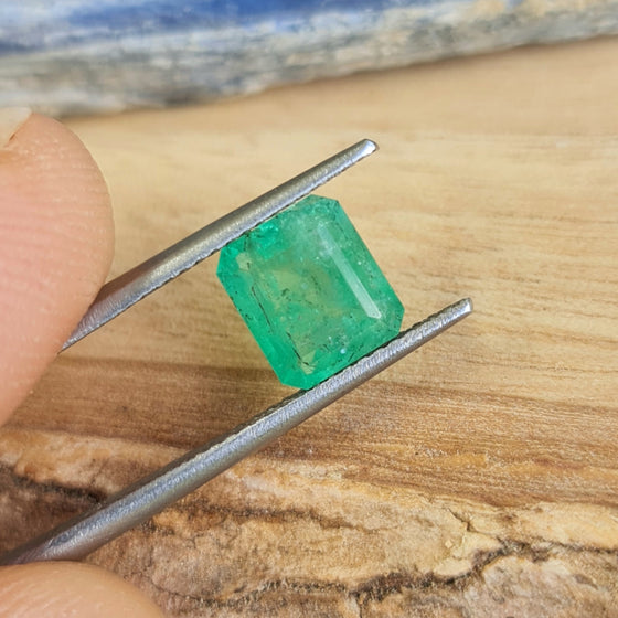 1.45ct Emerald Cut Madagascar Emerald