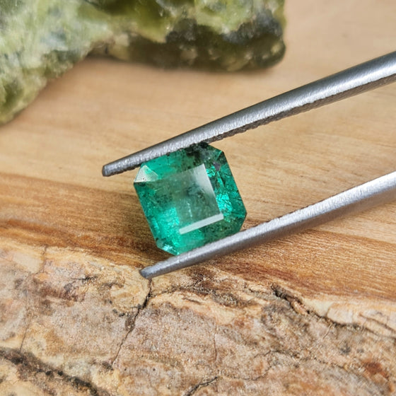 1.02ct Emerald Cut Madagascar Emerald