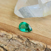 0.73ct Pear Cut Zambian Emerald