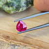 0.83ct Pear Cut Ruby