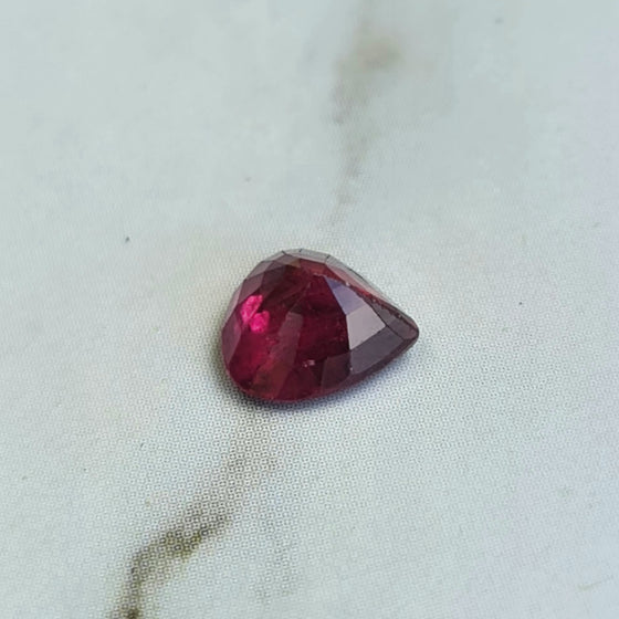 0.93ct Pear Cut Ruby