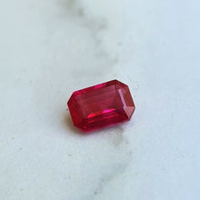  0.76ct Emerald Cut Ruby