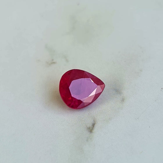 1.16ct Pear Cut Ruby