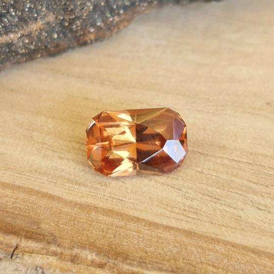 1.30ct Emerald Cut Spessartite Garnet