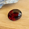 6.55ct Oval Cut Red Garnet