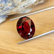  6.55ct Oval Cut Red Garnet