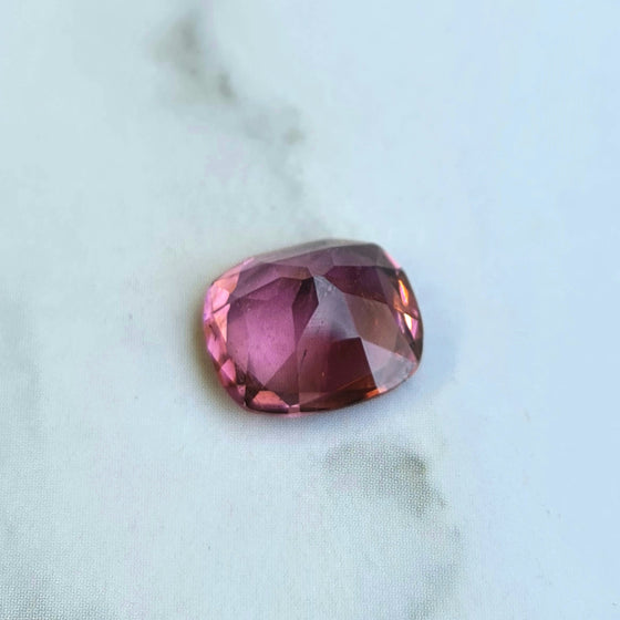 2.48ct Dark Pink Cushion Cut Tourmaline