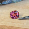 2.48ct Dark Pink Cushion Cut Tourmaline