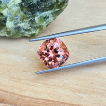  2.85ct Dark Pink Cushion Cut Tourmaline