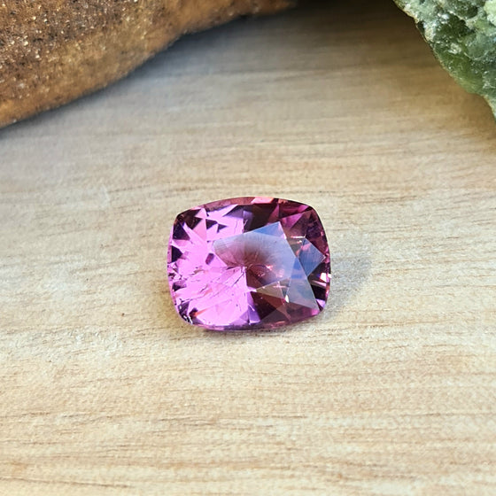 1.97ct Mauve Pink Cushion Cut Tourmaline