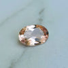 2.40ct Pale Pink Peach Oval Cut Tourmaline