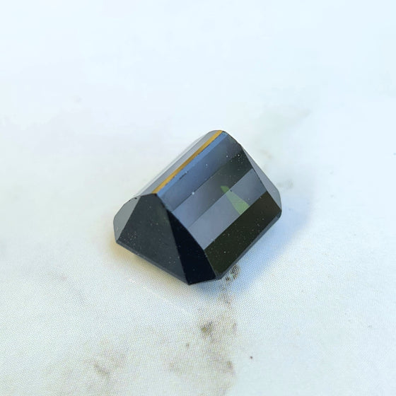 6.21ct Dark green Emerald Cut Tourmaline