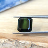 6.21ct Dark green Emerald Cut Tourmaline