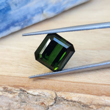  6.21ct Dark green Emerald Cut Tourmaline