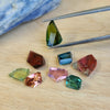 9.44ct Mix Colour Geo Cut Tourmaline Parcel