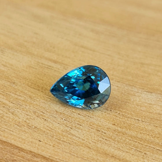 1.49ct Blue Pear Cut Zircon