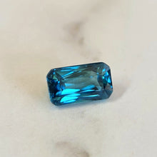  1.92ct Blue Emerald Cut Zircon