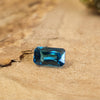 1.92ct Blue Emerald Cut Zircon