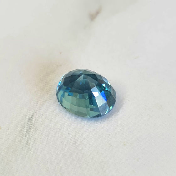 1.93ct Blue Oval Cut Zircon