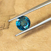 1.77ct Blue Round Cut Zircon