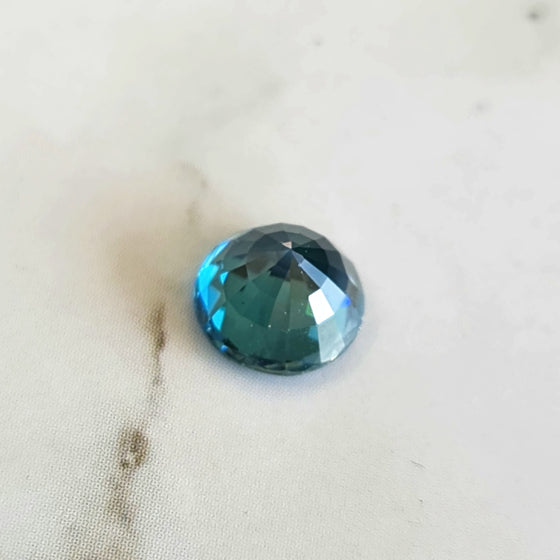 1.47ct Blue Zircon Round Cut