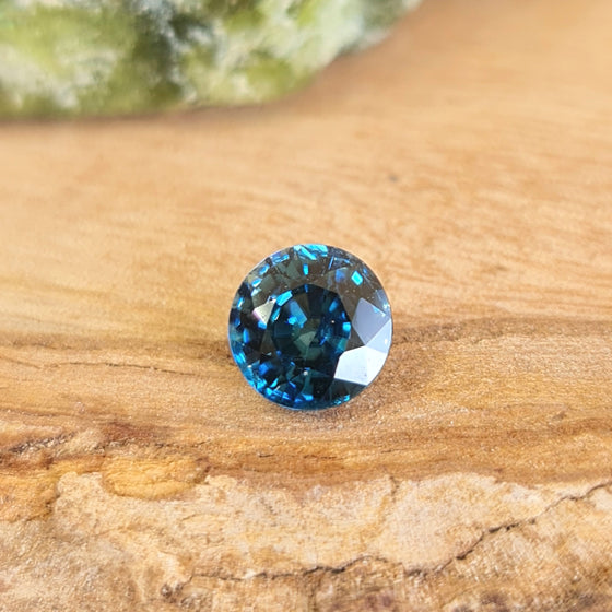 1.47ct Blue Zircon Round Cut