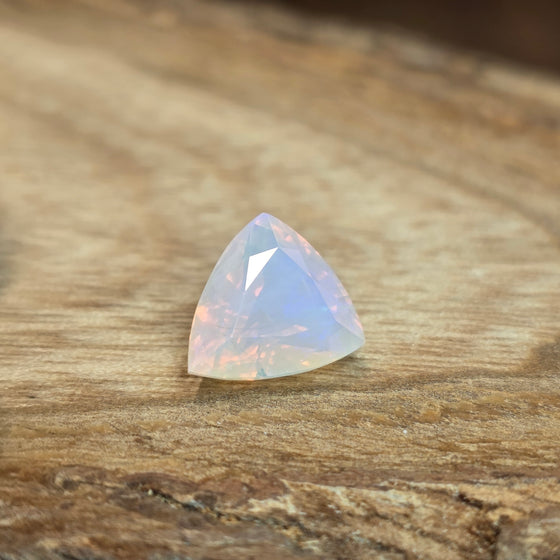 2.06ct Triangular Cut Faceted Australian Opal