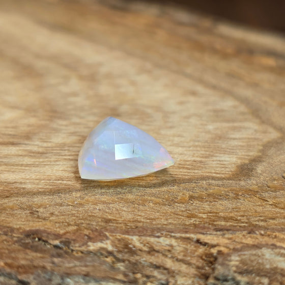 2.06ct Triangular Cut Faceted Australian Opal