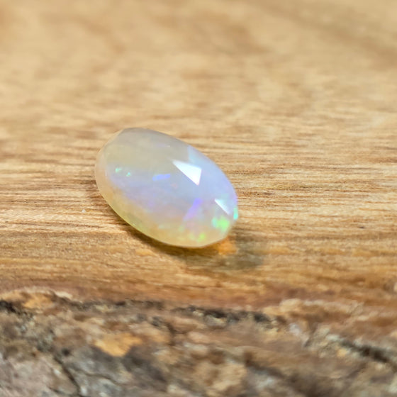 2.48ct Oval Cut Faceted Australian Opal