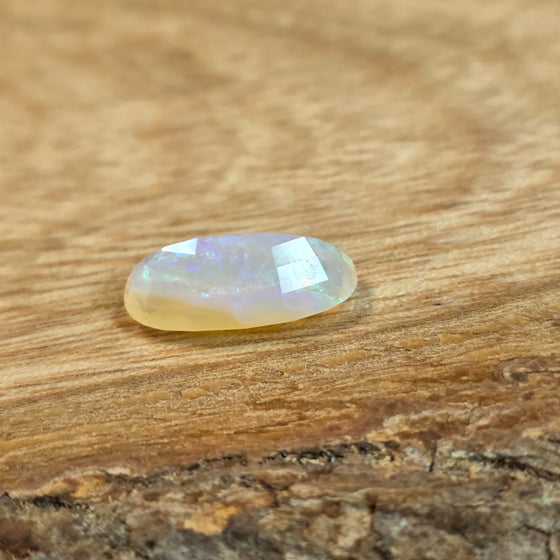 2.48ct Oval Cut Faceted Australian Opal