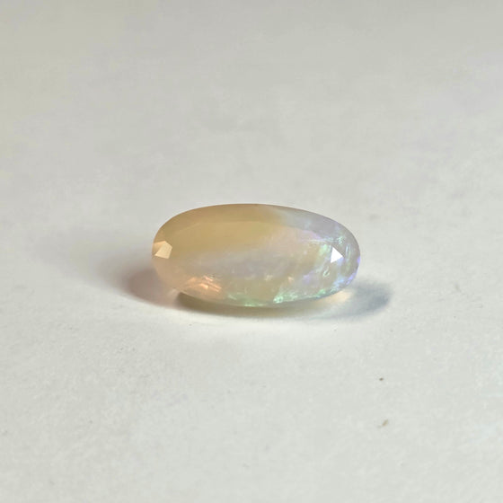 2.48ct Oval Cut Faceted Australian Opal